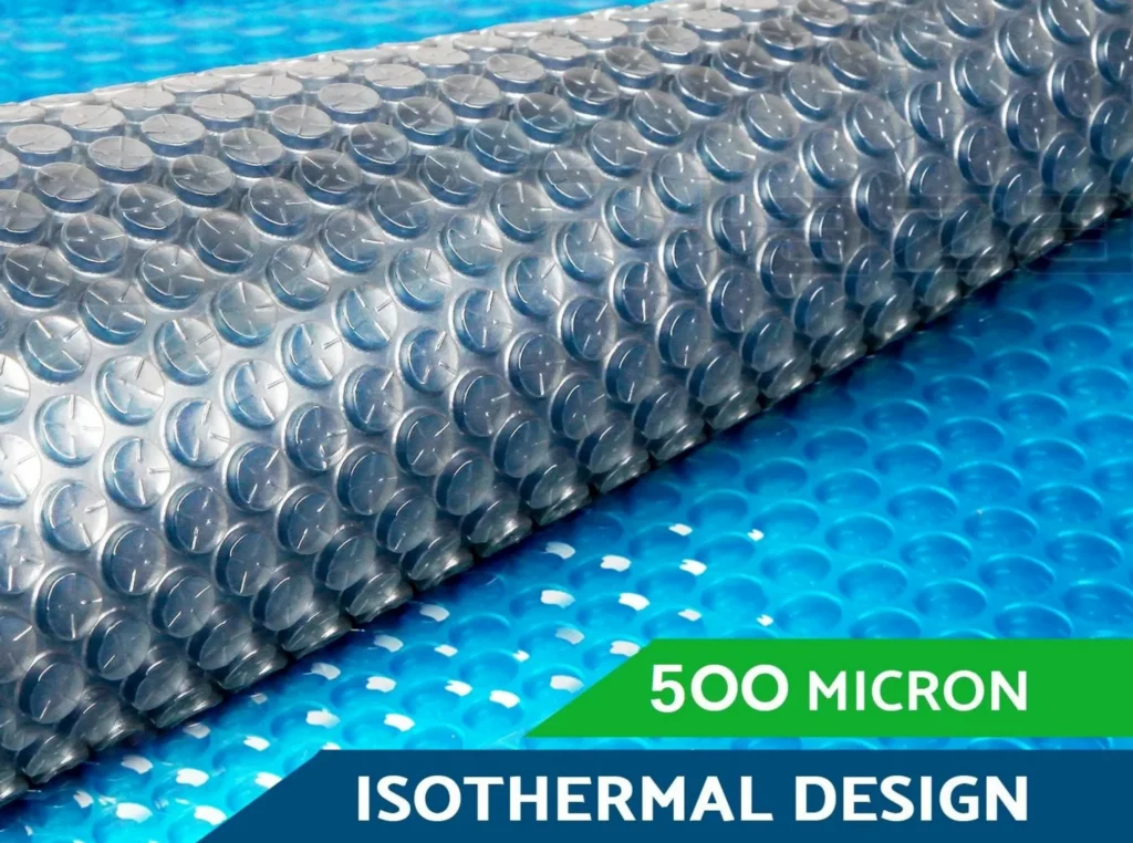 Solarplane Poolabdeckung mit 500 Micron für einen GFK-Pool